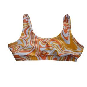 Romwe XL swim top orange